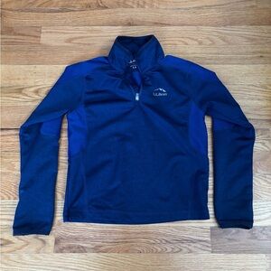 L.L. Bean Navy Zip-Up